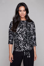 Load image into Gallery viewer, Compli K Silver Drift Tie-Front Top