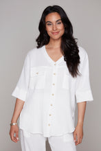 Load image into Gallery viewer, Compli K Textured Gauze Button Shirt
