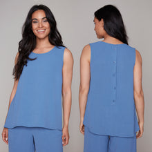 Load image into Gallery viewer, Compli K Sleeveless Back Button Detail Top