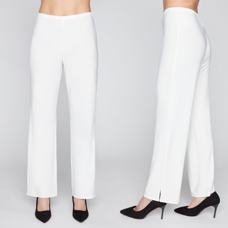 Compli K Classic Straight Leg Pant with Side Slit