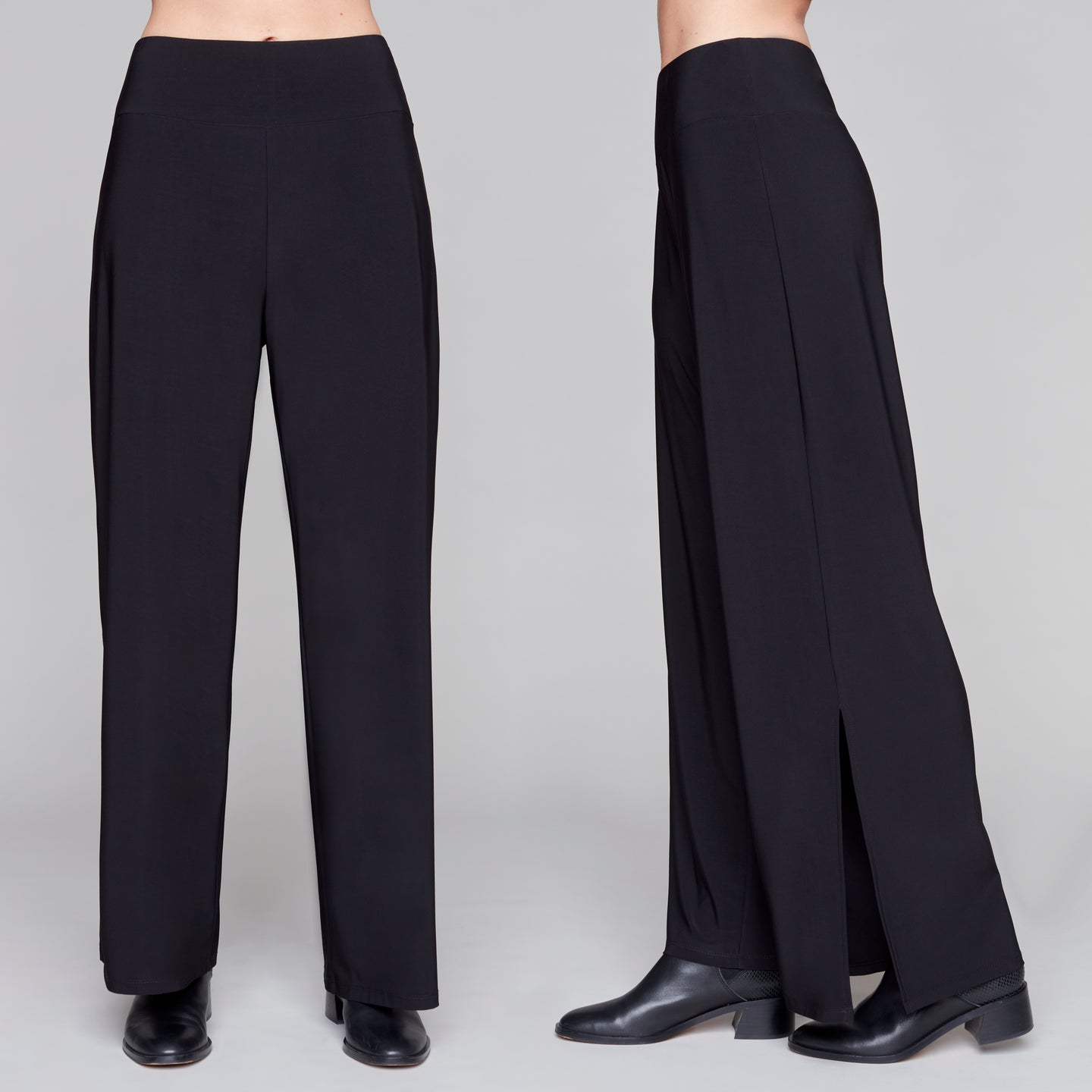 Pantalon large à enfiler Compli K avec fente latérale