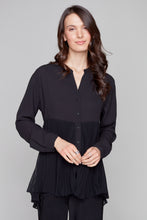 Charger l&#39;image dans la galerie, Chemisier fantaisie Compli K avec plis

