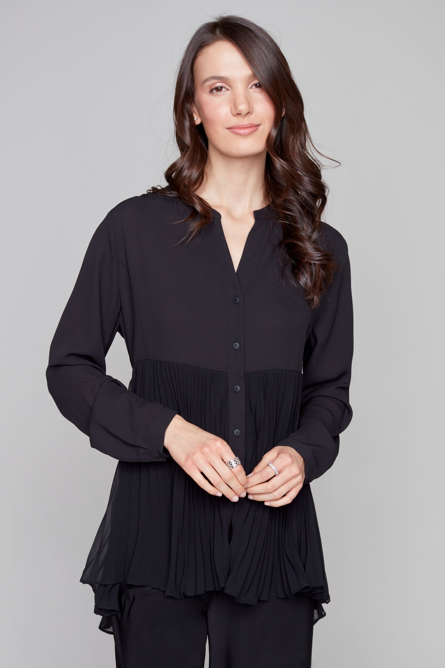 Chemisier fantaisie Compli K avec plis