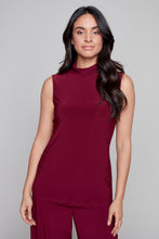 Load image into Gallery viewer, Compli K sleeveless mock neck top
