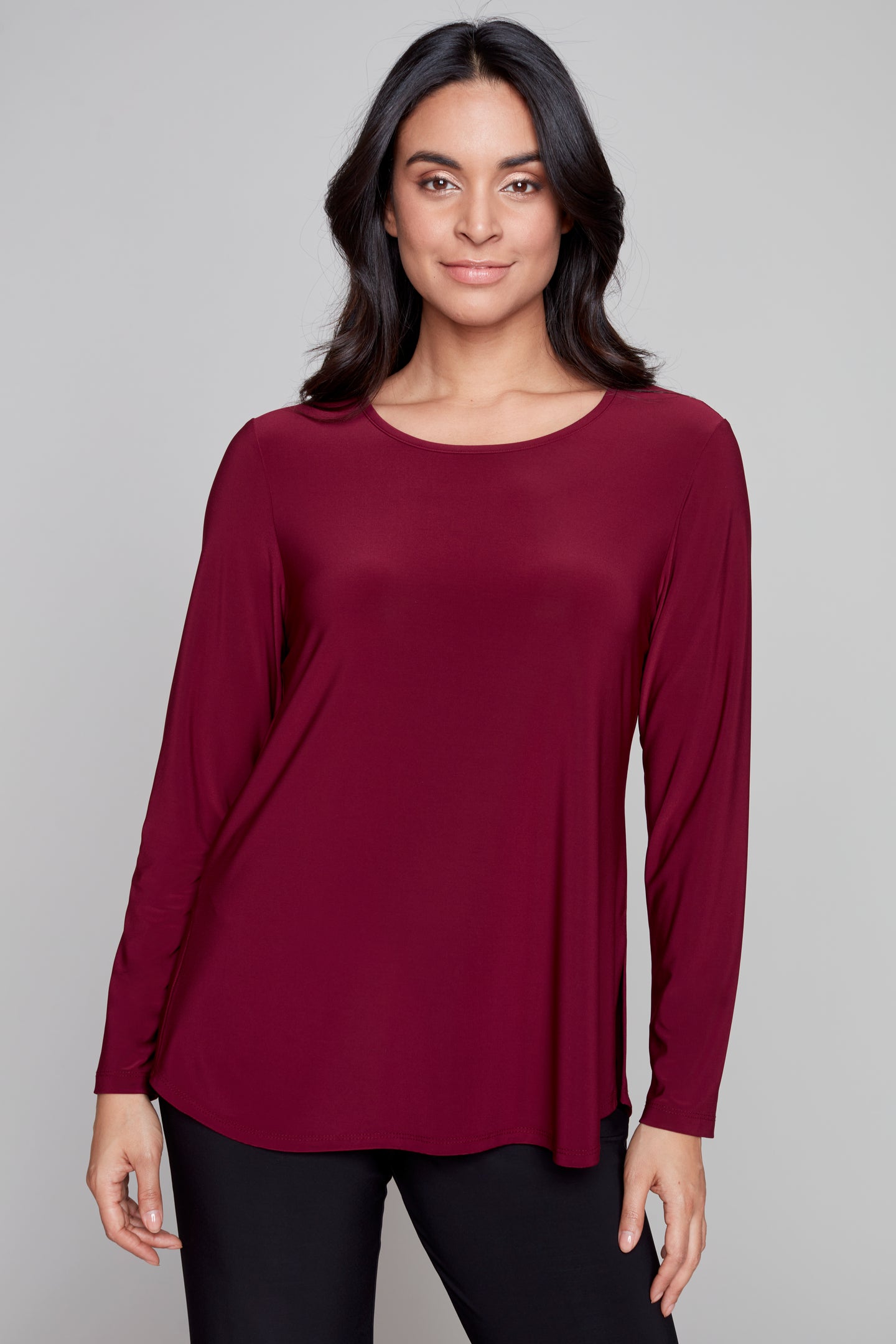 Compli K long sleeve pop over top