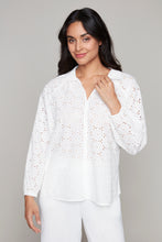 Load image into Gallery viewer, Compli K pop-over eyelet blouse
