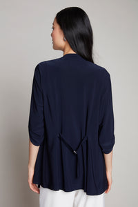 Compli K 3/4 sleeve cover-up with d-ring detail