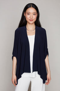 Compli K 3/4 sleeve cover-up with d-ring detail
