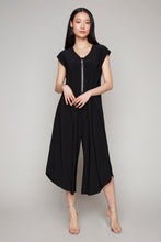 Load image into Gallery viewer, Compli K jumpsuit with rhinestone zipper detail
