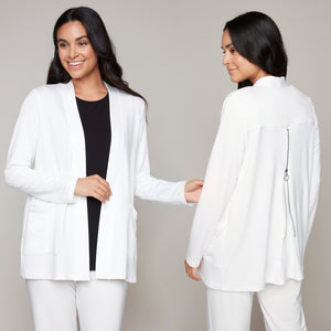 Compli K novelty cover-up with zipper detail