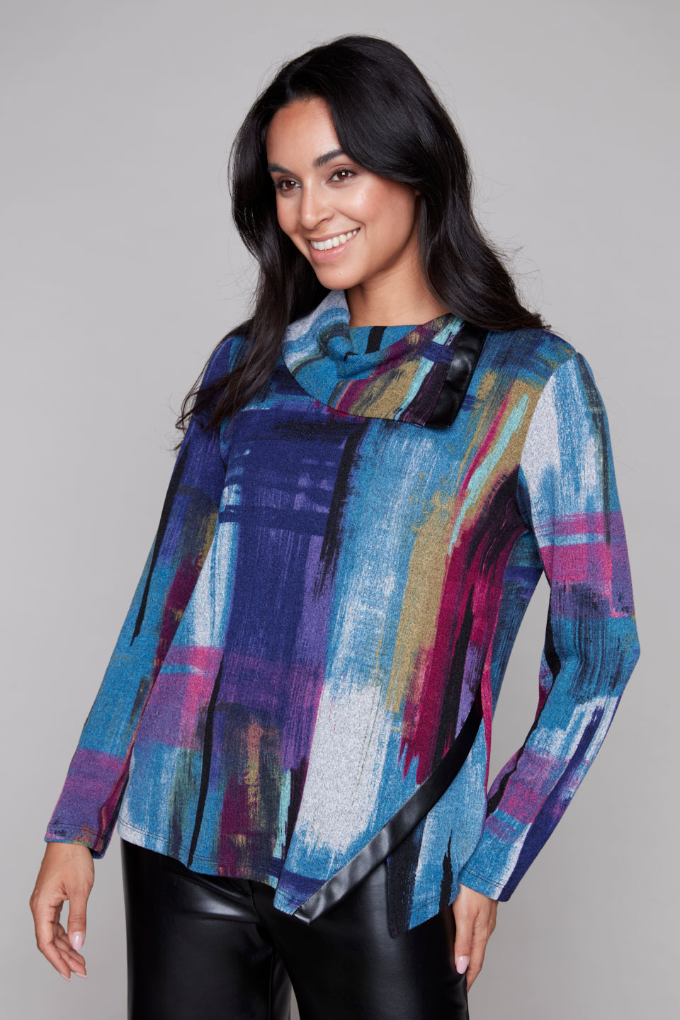 Compli K Urban Canvas Cowl Top