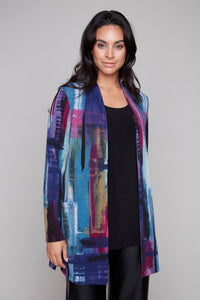 Compli K City Lights Open Front Cardigan