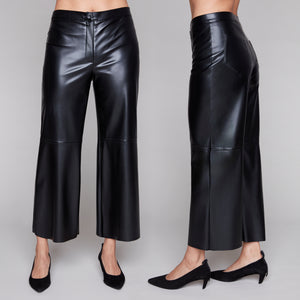 Compli K Midnight Edge Cropped Faux Leather Pant