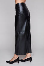 Load image into Gallery viewer, Compli K Midnight Edge Cropped Faux Leather Pant
