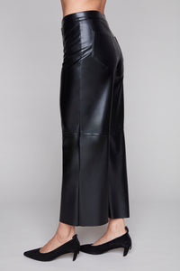 Compli K Midnight Edge Cropped Faux Leather Pant