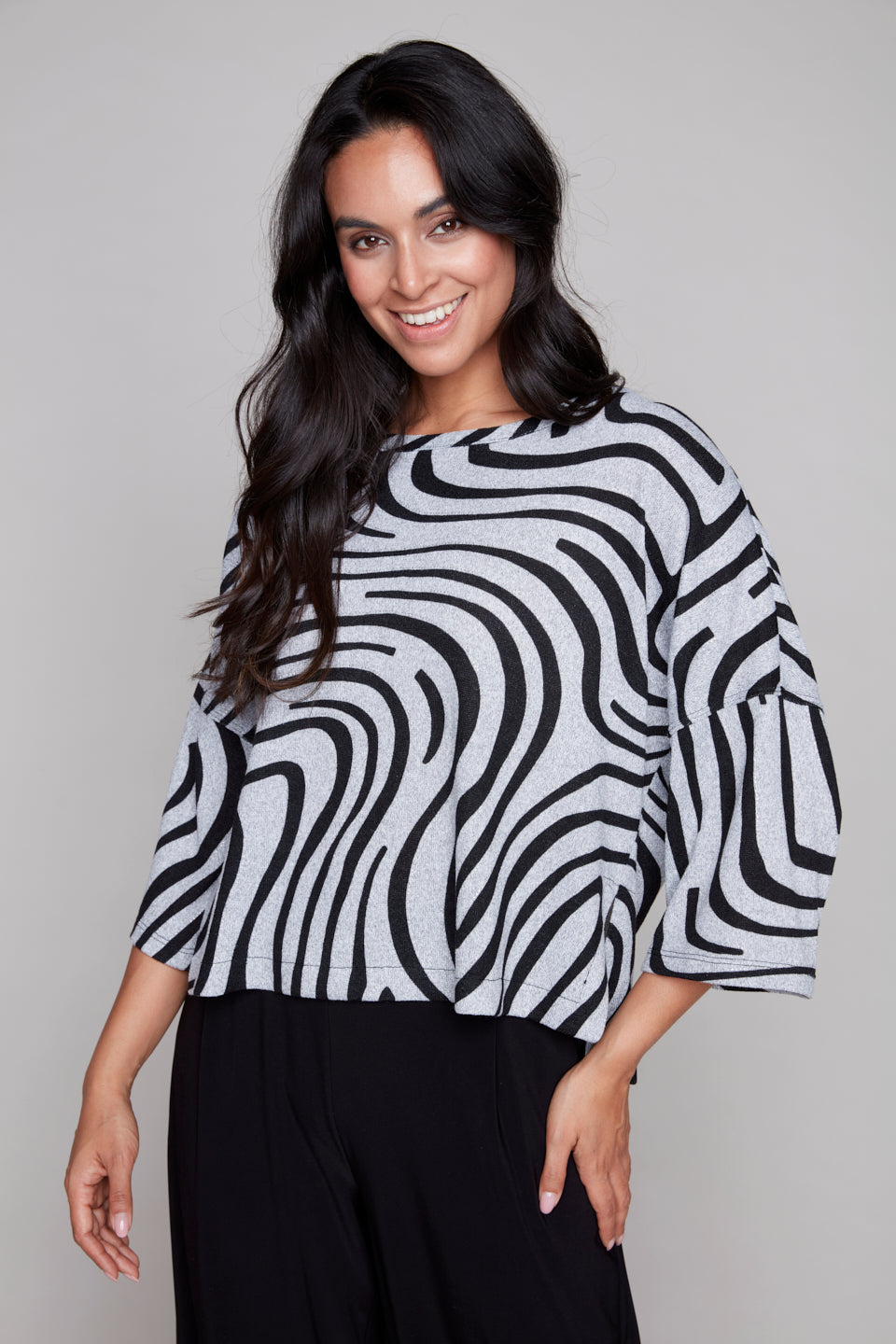 Compli K Maze Print Boxy Top