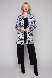 Compli K Contour Open Front Cardigan