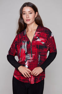 Compli K Metro Zipper Layered Top
