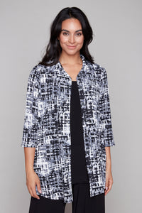 Compli K Pixel Grid Shirt Jacket
