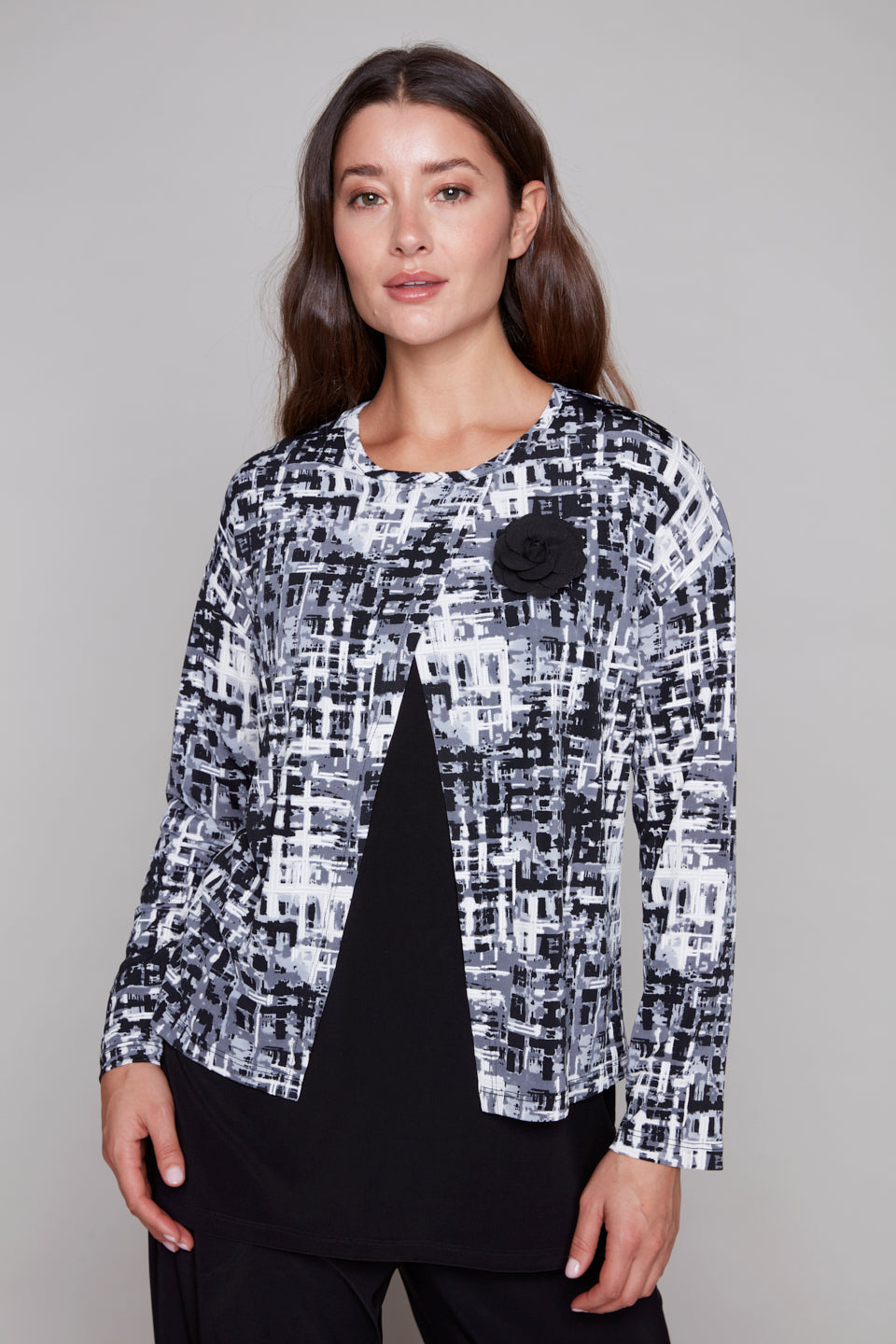 Compli K Pixel Bloom 2-Piece Top
