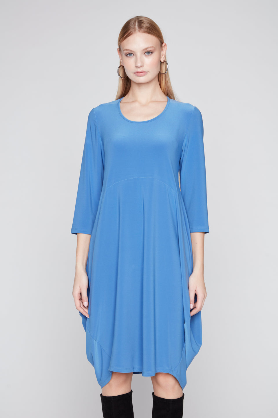 Compli K Classic Three Quarter Sleeve Bubble Dress