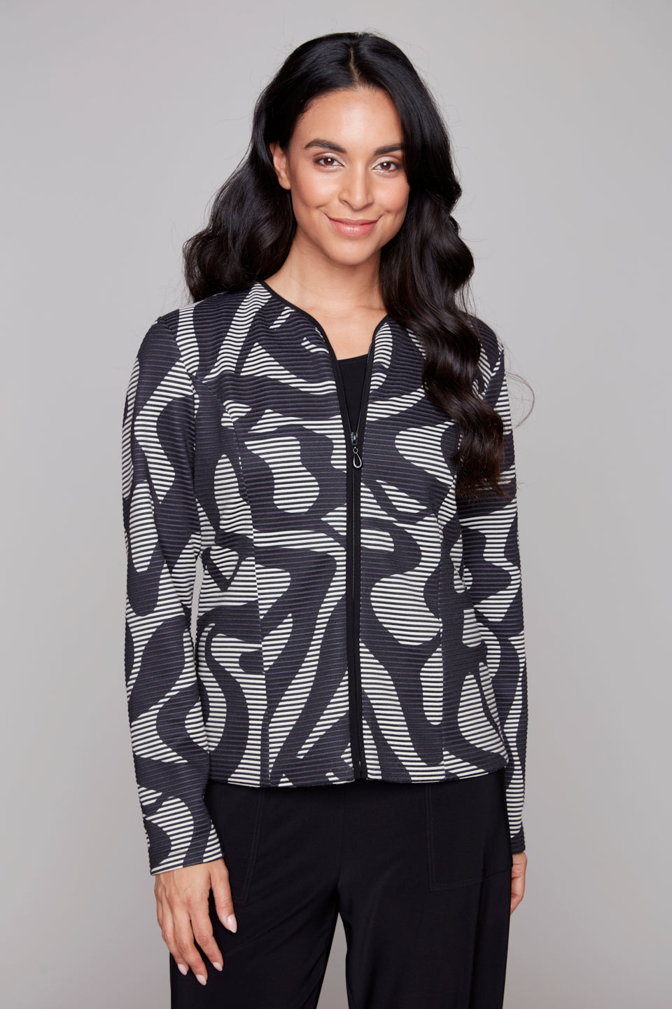 Compli K Graphic Rhythm Zip Jacket