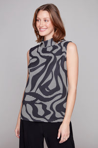 Compli K Graphic Muse Sleeveless Top