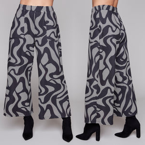 Compli K Metro Lines Wide-Leg Pant