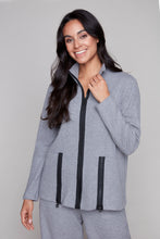 Load image into Gallery viewer, Compli K Zipper Accents Funnel-Neck Jacket
