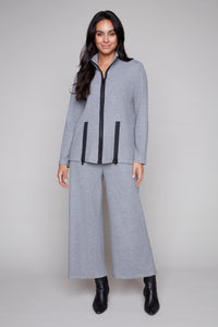 Compli K Zipper Accents Funnel-Neck Jacket