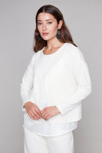 Load image into Gallery viewer, Compli K Satin Trim Layered Top
