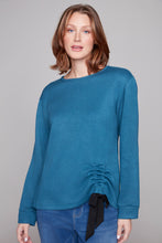 Load image into Gallery viewer, Compli K Side Tie Cozy Knit Top
