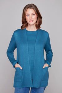 Compli K Open Front Pocket Cardigan