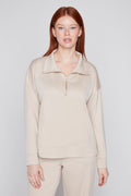 Zip Neck Popover Top