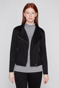 Fitted Moto Style Jacket