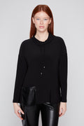Drawstring Neck Pocket Top
