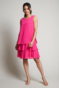 Compli K Noir sleeveless triple layer dress