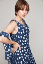 Load image into Gallery viewer, Compli K Noir sleeveless cowl neck dress with cover-up
