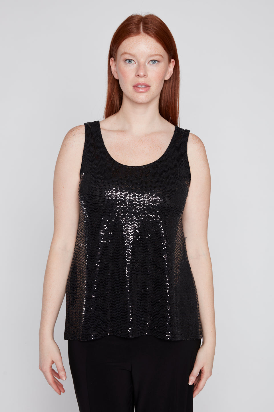 Sequin Mesh Tank