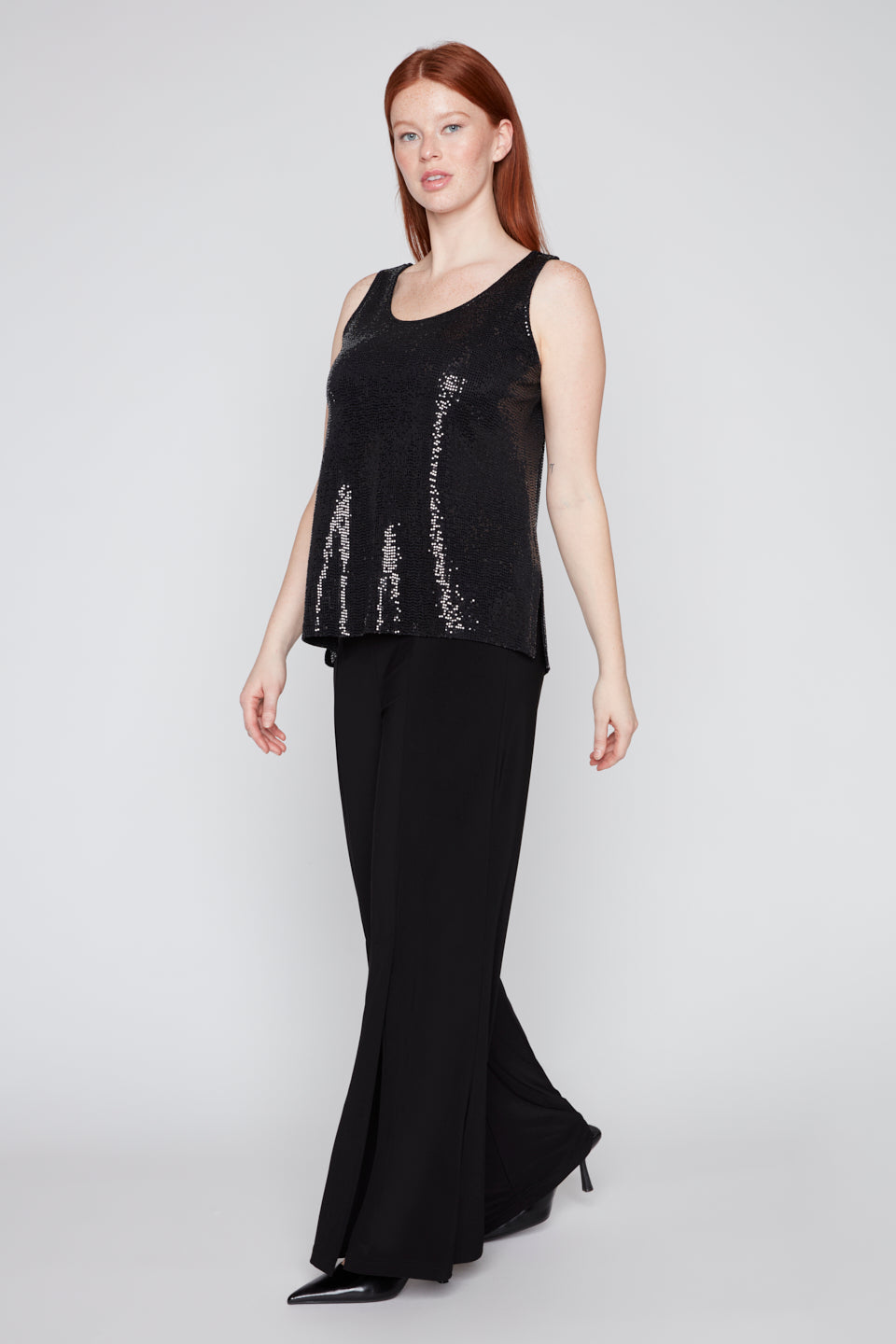 Sequin Mesh Tank