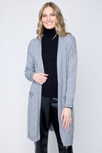 Load image into Gallery viewer, Carre Noir long knit cardigan
