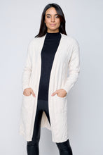 Load image into Gallery viewer, Carre Noir long knit cardigan
