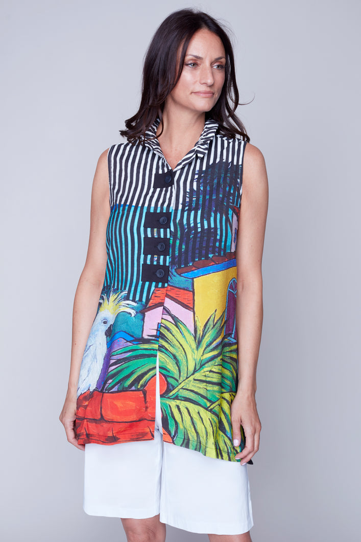 Carré Noir French Cuff Blouse 8190 main image 1