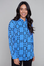 Load image into Gallery viewer, Carre Noir button front blouse
