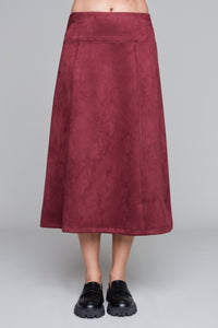 Carre Noir faux suede skirt