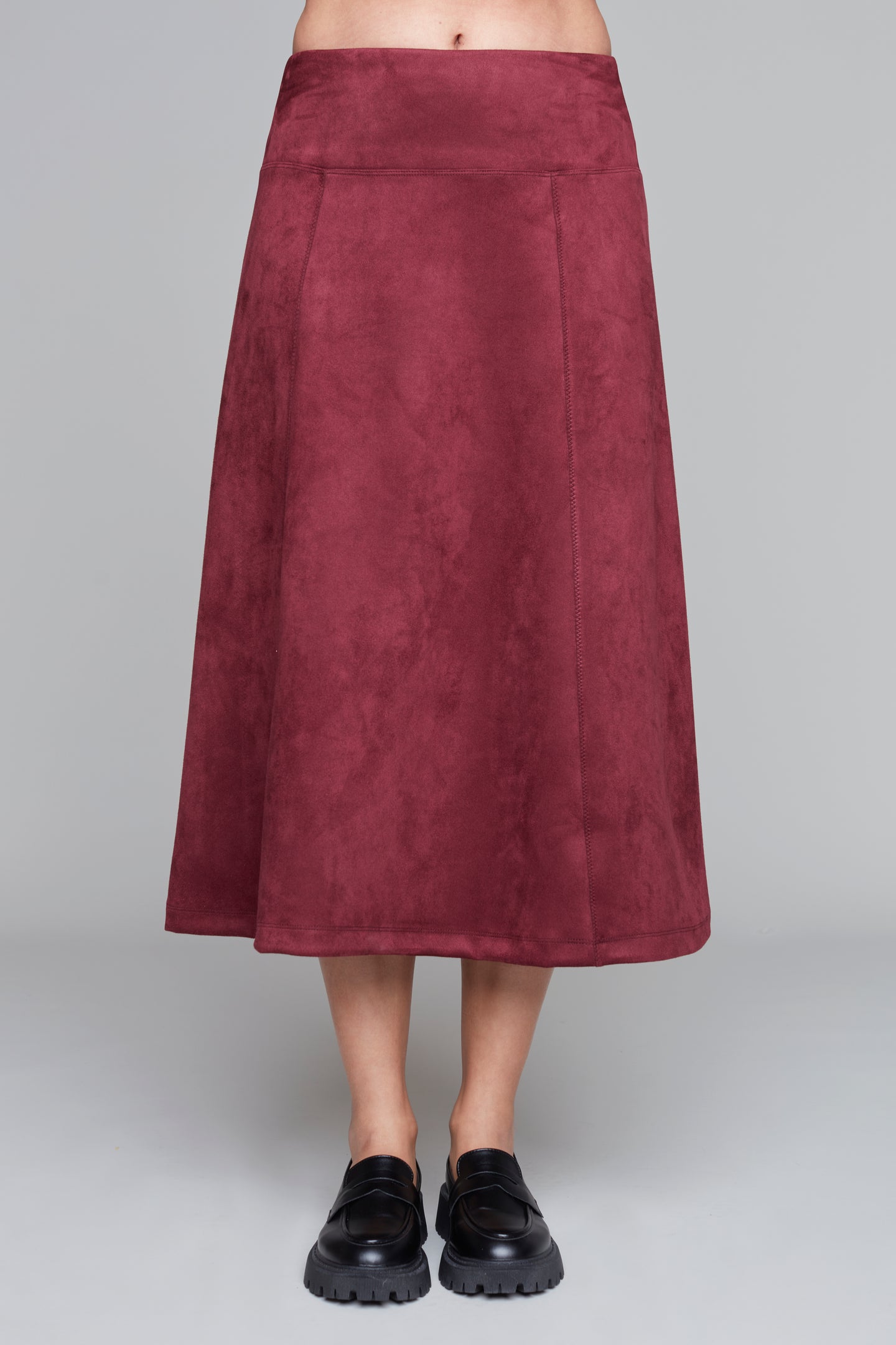 Carre Noir faux suede skirt