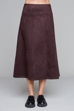 Load image into Gallery viewer, Carre Noir faux suede skirt
