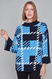 Carre Noir 3/4-length sleeve sweater