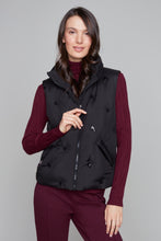 Load image into Gallery viewer, Carre Noir zip-front vest with front pockets
