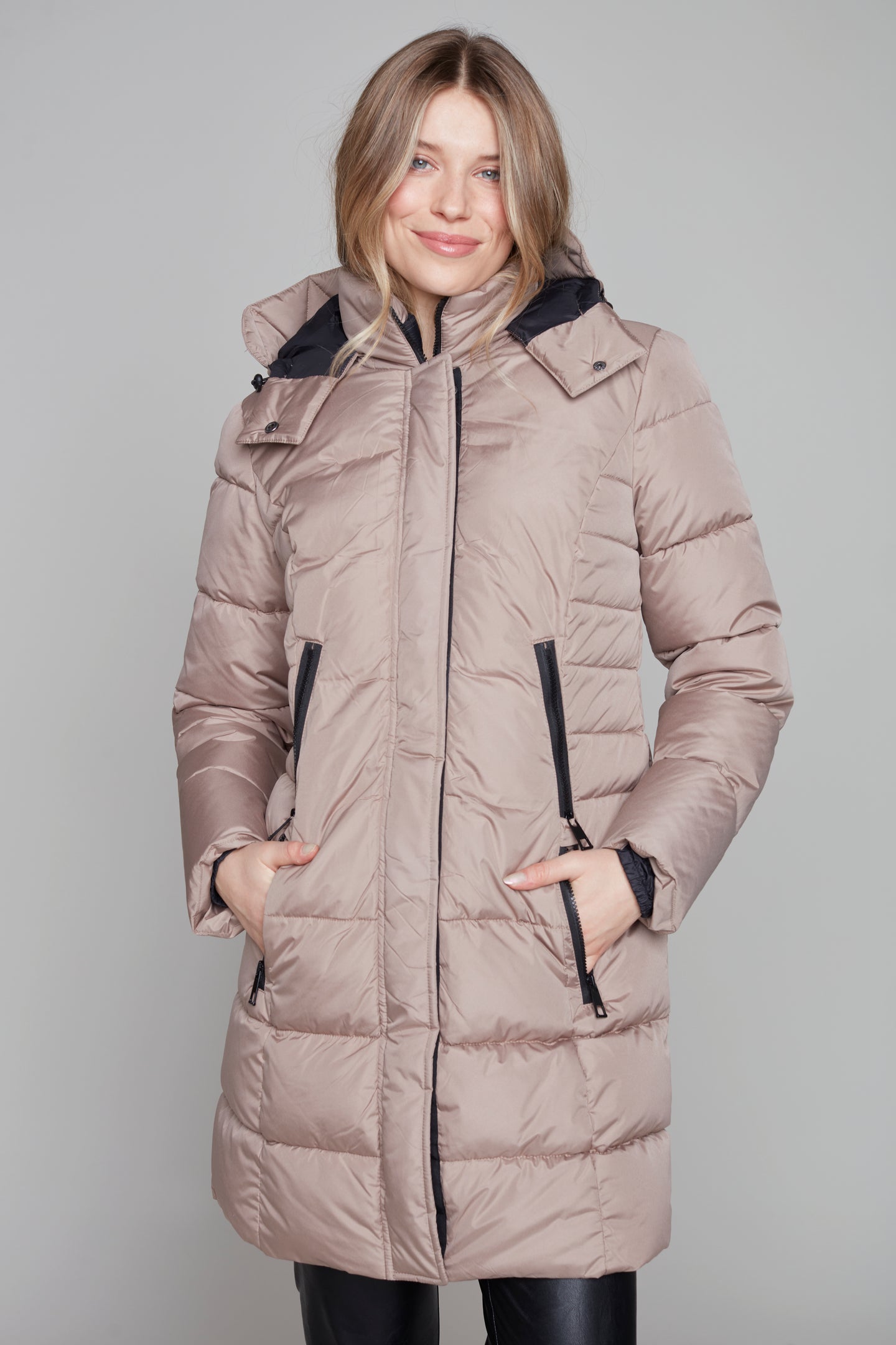 Veste d'hiver légère Carré Noir